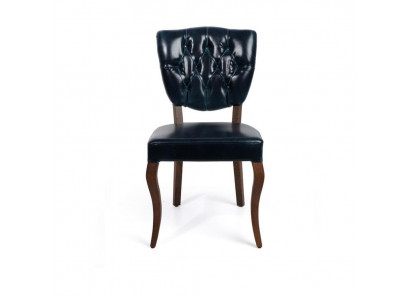 Donkelbloen Chesterfield Einsëtzer Designer Liederstull Luxus Iesszëmmer Miwwelen