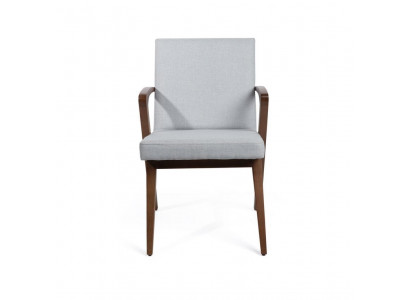 Iesszëmmer Still Holz Luxus Fauteuil Still Wäiss Lehnstull Wunnzëmmer Miwwelen Nei