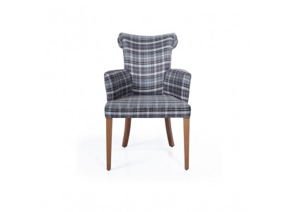 Iesszëmmerstull Stull Gepolsterten Stull Fauteuil Still Holz Art Deco Design Sëtzer Nei
