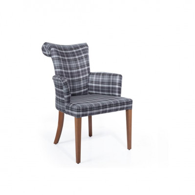 Iesszëmmerstull Stull Gepolsterten Stull Fauteuil Still Holz Art Deco Design Sëtzer Nei
