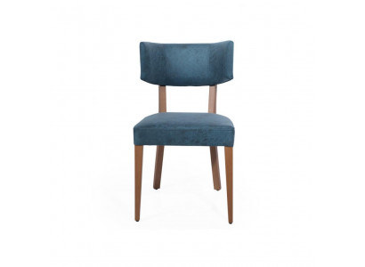 Stull Miwwel Design Polsterstull Léinstull Iesszëmmerstull Klassesch Holz Fotel