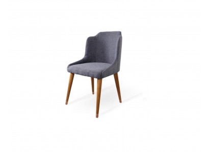 Stull 1 Sëtzer Fotell Holz Luxus Klass Miwwel Design Lehnstull Holz Iesszëmmer