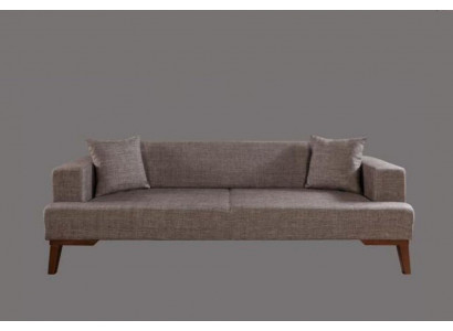 Komplett Sofa Set Wunnzëmmer Garnituren 3-Sëtzer Sofa Polster.