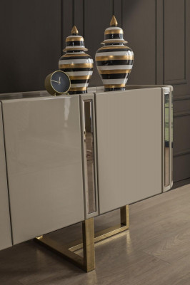 Set Iesszëmmer Iessdësch Stull Sideboard Dësch Dëscher Still Modern Set 6tlg