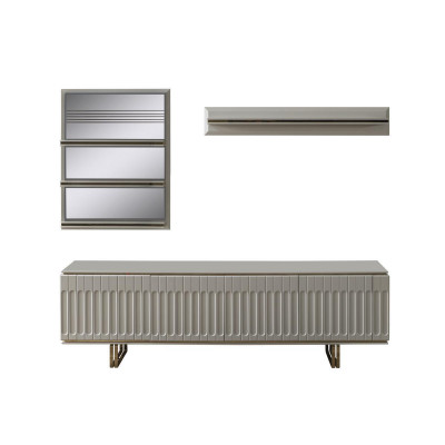 Luxus Fernsehwandschränk Wohnzëmmer rtv Lowboard tv Stänner Sideboard Regal Wohnwand