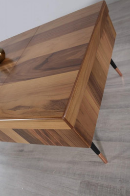 Luxus Couchtisch Brong Couchtischen Wunnzëmmer Holz Dësch Bäistelltësch