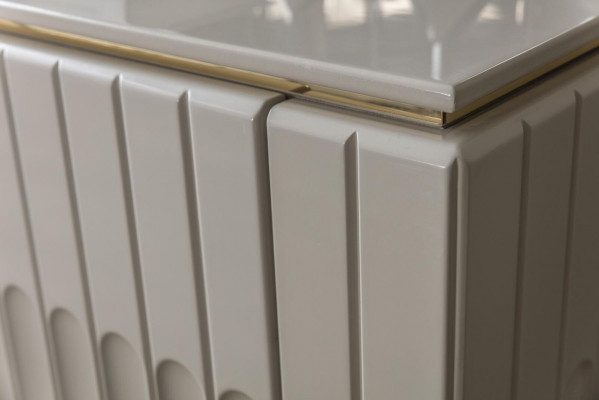Luxus TV -Ständer Wunnzëmmer RTV Lowboard Sideboard Kommod Wunnwand Modern Nei
