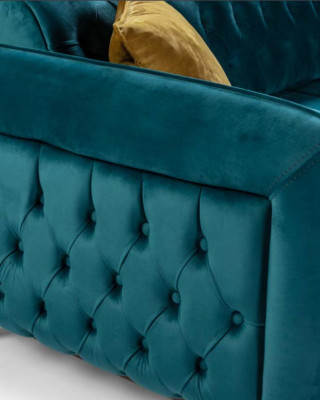 Ecksofa L-Form Textil Luxus Sofa Wunnlandschaft Polster Couch Miwwelen
