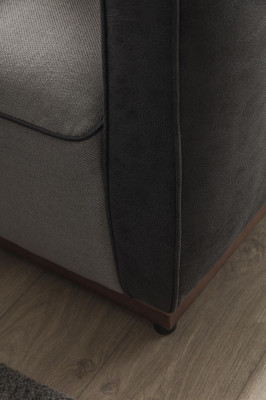 Wunnzëmmer Ecksofa Sofas L-Form Sofa Eck Stoffsofa Luxus Stoff Eckbestéck Nei