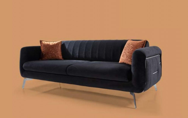 Canapé Ensemble 3+3+1 Sëtzer Canapéë Fauteuil Luxus Stëff Wunnzëmmer Design