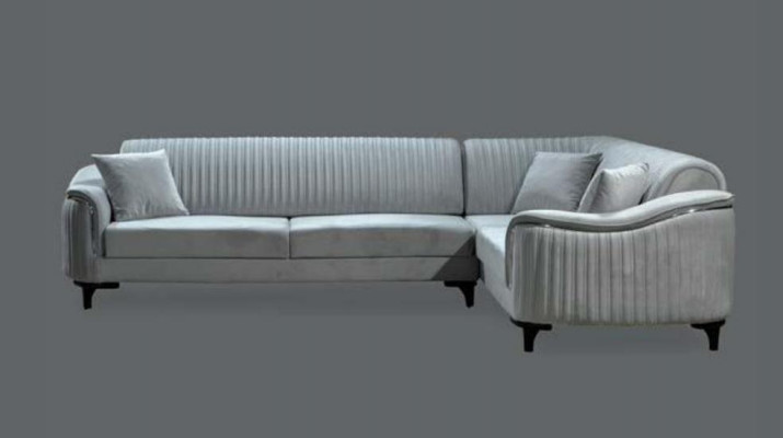 Stoff Ecksofa L-Form Sofa Polster Textil Eckgarnitur Samt Gro 310x240