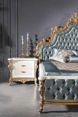 Nuetsdësch Beige Elegantes Modern Miwwel Schéin Nuetsdëscher Luxus Schlofzëmmer Nei