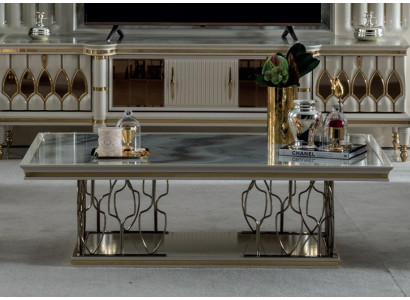 Couchtisch Gro Beistelltisch Elegantes Design Elegantes Wunnzëmmer Modern Nei