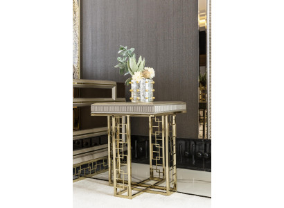 Niewentabelle Griich Modern Holz Design Wunnzëmmer Miwwelen Luxus Elegante Dësch