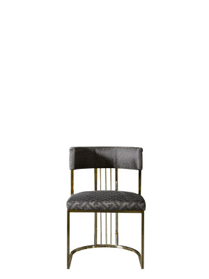 Stull Gri Esszëmmer Modern Still Esszëmmer Design Elegante Miwwelen Metal Nei