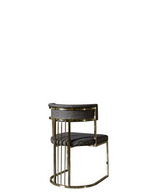 Stull Gri Esszëmmer Modern Still Esszëmmer Design Elegante Miwwelen Metal Nei