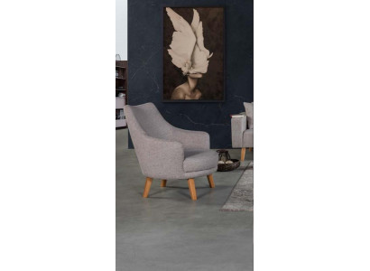 Design Still 1 Sëtzer Moderne Gemittleche Lehnstill Holz Gro Miwwelen