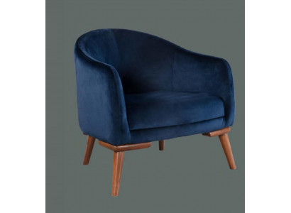 Moderner Fauteuil Eenzelstéck Designer 1 Sëtz Poleter Textil Stoff Fauteuil Nei