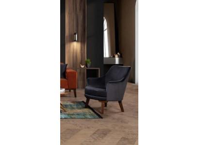 Design Wunnzëmmer Still 1 Sëtz Modern Stoff Polyester Faarf Gro