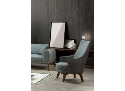 Moderne Sessel Eenzelstull Design Fauteuil Wunnzëmmer Polster Miwwelen