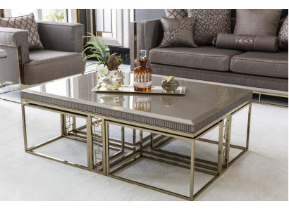 Couchtisch Braun Schéin Dëscher Wunnzëmmer Elegantes Dësch Design Miwwelen Luxus Nei