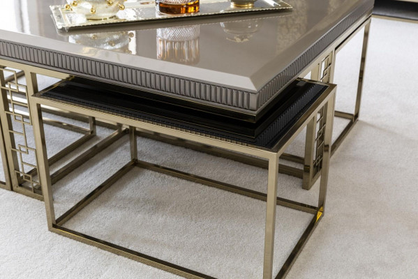 Couchtisch Braun Schéin Dëscher Wunnzëmmer Elegantes Dësch Design Miwwelen Luxus Nei