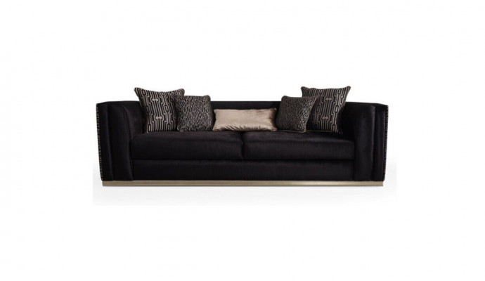 Moderne Drësëtzer Couch Miwwelen Polster Neie Luxus Sofa Design Neit