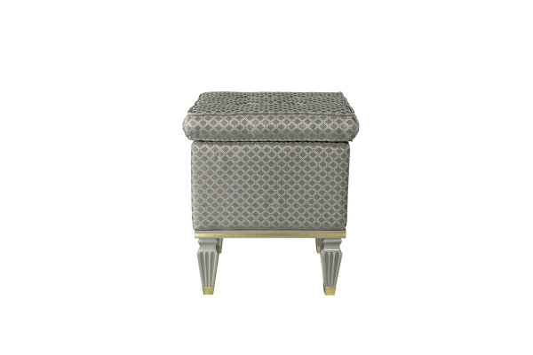 Hocker Gro Stoffbank Fousshocker Schlofzëmmer Ottomane Sëtzocker Sëtzpouf