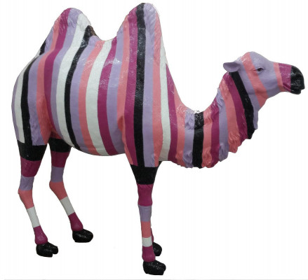Designer Abstrakt Figur Modern Figuren Dekoratioun Kamel Deko Gaart Skulpturen