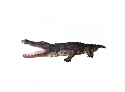 Krokodil Gaart Dekoratioun Liewensgréiss Statue Figuren Skulptur 320cm Statuen Figur