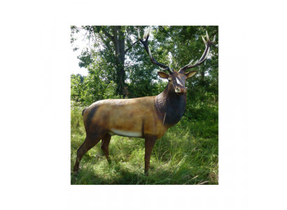 Hirsch Liewensgrouss Figur Dekoratioun Statuen Skulptur Gaart Deko Figuren 250cm