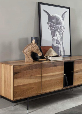 8-deelegt Kichenset mat Still modern Stil schwaarz Faarf bequem nei