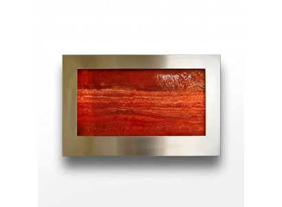 LED Waasserwand Designer Waassersailen Waasserfall Bild Kader 90x60