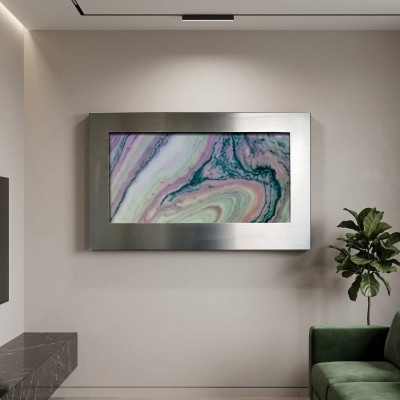 LED Waasserwand Designer Waassersailen Waasserfall Bild Kader 90x60