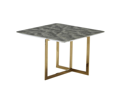 Niewentafel Gro Tëscher Modern Holz Design Miwwelen Luxus Dësch