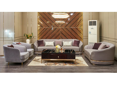 Komplett Sofagarnitur Lieder Set Design Sofa Polster Couchen Canapé