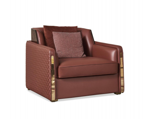 Fauteuil Club Lounge Designer Fauteuil Gepolstert Sofa 1 Sëtzer Fernseh.
