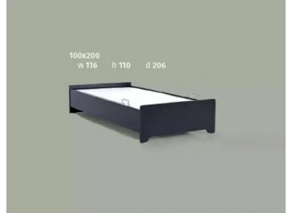 Bett Eenzelbett Better Schlofzëmmer Kannerzëmmer Bettgestell 100x200cm