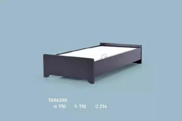 Designer Better Kannerbett Jugendbett Holzmöbel mat mëller 100x200cm.