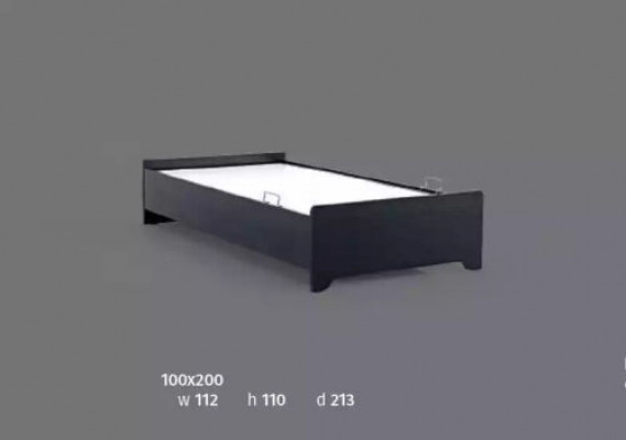Bett Modern Möbeldesign Luxus Kannerbetter schwaarz Kannerneiheet