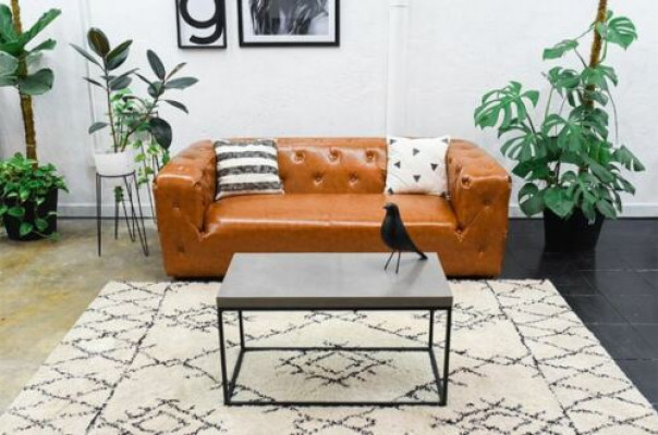 Amerikaneschen Stil Chesterfield Sofa Canapé Lieder Polster Dräisëtzer Brong