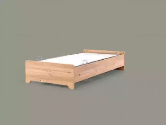 Designerbetter Puppelchenbett brong modernt Jugendbett Holzmiwwelen 100x200cm