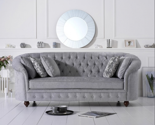 Chesterfield Sofa Couch Polster Stoff Lieder Canapéë Polster Garnitur 3-Sëtzern