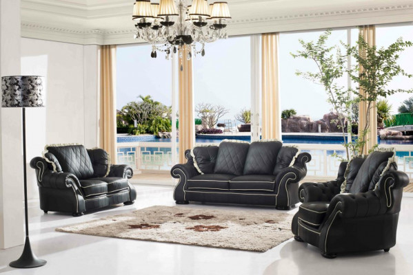 Polster Sofas Lieder Sëtz XXL Grouss 3 Sëtzer (ouni 2+1) Sofa Canapé Design Canapéen