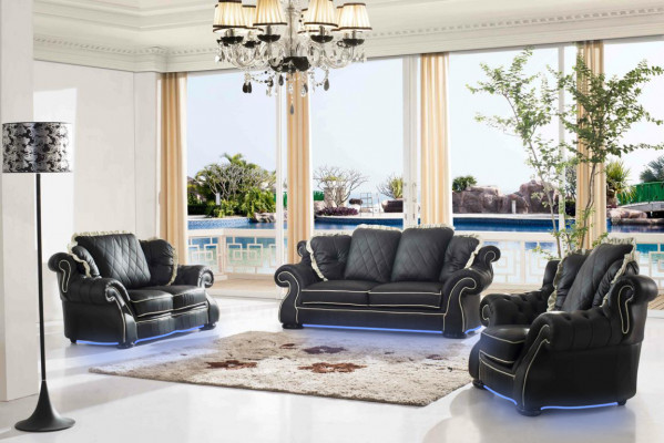 Polster Sofas Lieder Sëtz XXL Grouss 3 Sëtzer (ouni 2+1) Sofa Canapé Design Canapéen