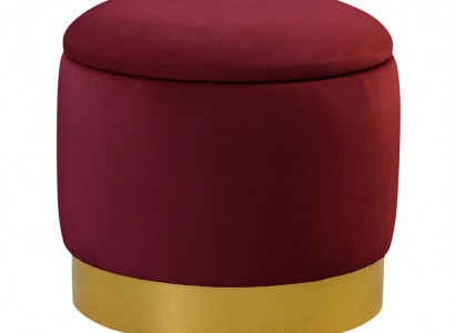Pouf Fousshocker Ronn Sëtz Hocker Polsterhocker Sëtzhocker Ronn Truhen Sëtz Nei