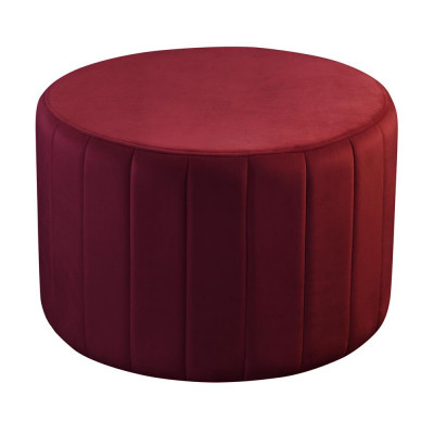 Pouf Fousshocker Ronn Sëtz Hocker Polsterhocker Sëtzocker Badocker Puff Textil