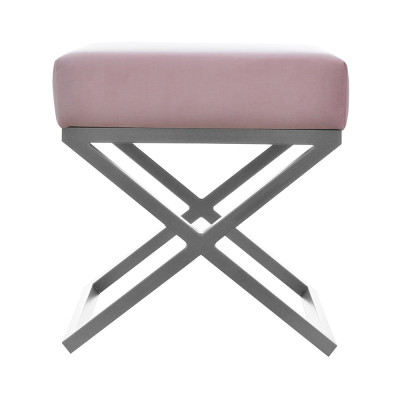Pouf Fousshocker Ronn Hocker Polsterhocker Sëtzocker Badhocker Hocker X Ottoman