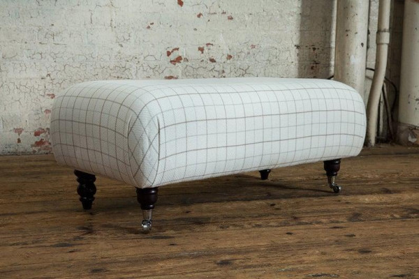 Chesterfield Fousshocker Ottoman Hocker Klassesch Niewent Détente Fotell Bank Nei