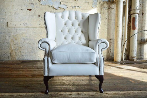 Ohrensessel Chesterfield Sëtz Fernseh Couch 1-Sëtz Sofa Textil Couchen Stoff